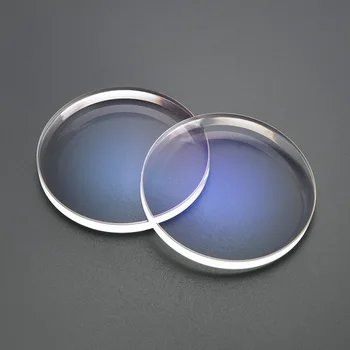 Resin Aspheric Anti Cahaya Biru Memblokir Lensa Miopia Hyperopia 1.56 1.61 Optik Kacamata Resep Kacamata Lensa UV400 Y47
