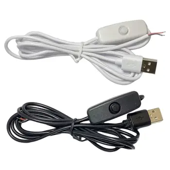 100cm Kabel Switching Kabel Daya Lampu LED Beralih Kabel Catu Daya Kabel Daya Switching Ekstensi USB Kabel Catu Daya