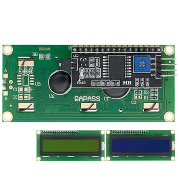 Modul LCD Layar Biru Hijau IIC / I2C 1602 untuk Arduino 1602 LCD UNO R3 mega2560 LCD1602+IC2