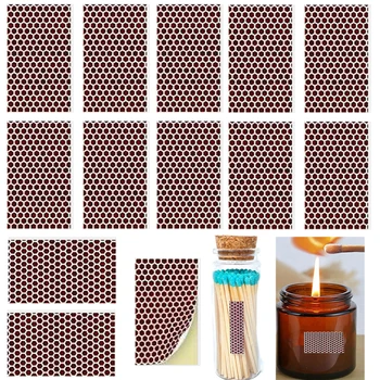 Cocokkan Kertas Striker Fosfor Berperekat Manual DIY Penghapus Korek Api Bunga Kulit Kertas Fosfor Aksesori Lilin DIY