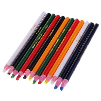 Paket berisi 12 Pena Pensil Chinagraph Spidol China Peel Off, 12 Buah, Mudah Dibersihkan