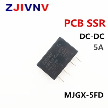 1 buah Relai Solid State Tipe PCB Khusus dengan Pin Input SSR 5A Output 3-32VDC Sakelar Relai Resistor Sirkuit Snubber 220VDC
