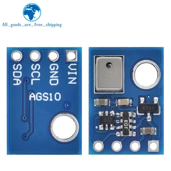 TZT AGS10 TVOC Sensor Gas Kualitas Udara I2C MEMS Menggantikan AGS02MA untuk Arduino