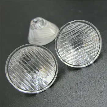 Lensa LED Strip 1W 3W 5W Lensa LED kondensasi daya tinggi pmma optik diameter 20mm 5/10/15/25/30/45/60 derajat untuk Lampu DIY