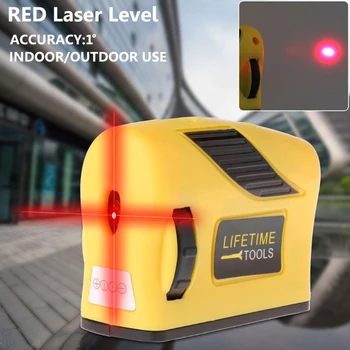 360 Derajat Tingkat Laser Self-Leveling 2 Baris 1 Titik Horizontal & Vertikal Merah Mengukur Grosir & Drop Kapal
