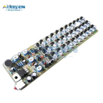 SAL-30 DIY Kit Indikator Kontrol Suara Level 3 Bagian 10 Titik Indikator LED Merah/Biru / Hijau Kit Produksi Elektronik 9V-15V