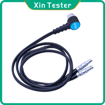 Xin Tester Pengukur ketebalan ultrasonik Probe kabel transduser diameter 10mm / 5MHz 6mm / 5MHz Probe Asli