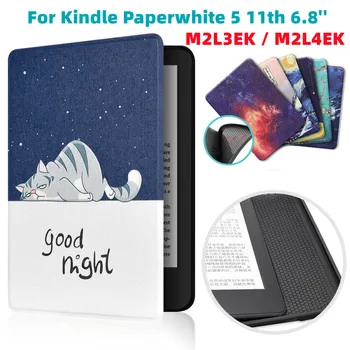Penutup Pintar Magnetik untuk 2021 Semua Kindle Paperwhite Baru Generasi Ke-5 11 Edisi Tanda Tangan 6,8 Inci Casing Ebook M2L3EK M2L4EK