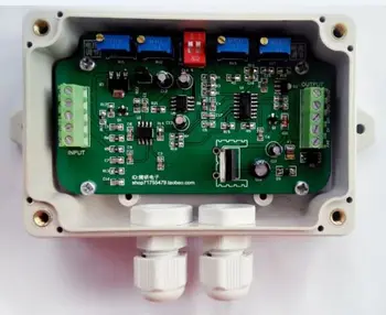 0-5V 0-10V 4 - 20MA Penguat sensor Sel Beban Transduser pengukur regangan Pemancar