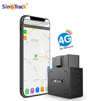 4G GPS Tracker Mini ST-902L Baterai Bawaan OBD II Perangkat antarmuka 16PIN untuk Kendaraan Mobil dengan perangkat lunak pelacakan online