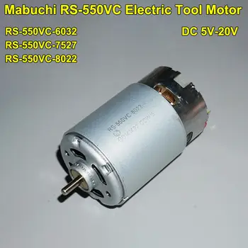 Mabuchi RS-550VC-8022 7527 6038 Mesin Perkakas Mini DC 10.8 V 14.4 V 18V Motor Obeng Bor Tanpa Kabel Listrik Daya Kecepatan Tinggi