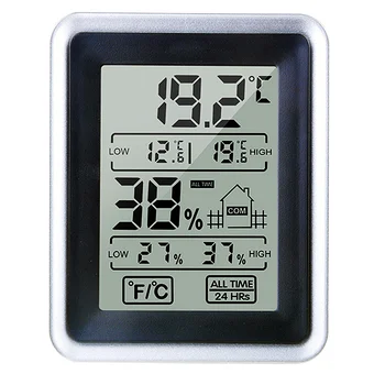 Baru Mini LCD Digital Thermometer Hygrometer Suhu Nyaman Dalam Ruangan Sensor Suhu Kelembaban Meter Gauge Instrumen