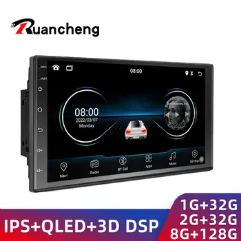 Android 10.0 Pemutar Video Multimedia Radio Mobil 2 Din PETA GPS Stereo Otomatis Universal untuk Volkswagen Nissan Hyundai Toyota CR-V Kia