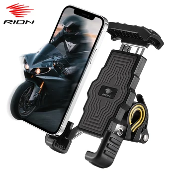 Dudukan Telepon Sepeda RION Dudukan Telepon Sepeda Motor Stang MTB Braket Bersepeda Antiselip Aman untuk Huawei Xiaomi iPhone Dll.