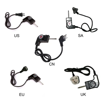 Kabel Kontrol Termostat Loyang Elektrik Pengganti Kabel Daya Steker AS/Inggris/UE/CN dengan Regulator Otomatis Tahan Lama