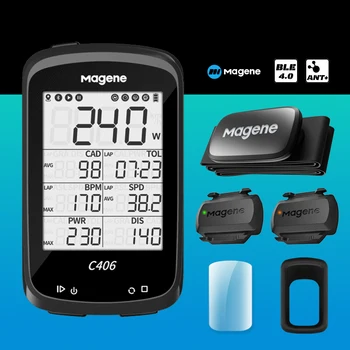 Magene C406 Komputer Sepeda GPS Nirkabel Smart Mountain Road Sepeda Monito Stopwatch Peta Data Bersepeda Stopwatch Kecepatan Sepeda