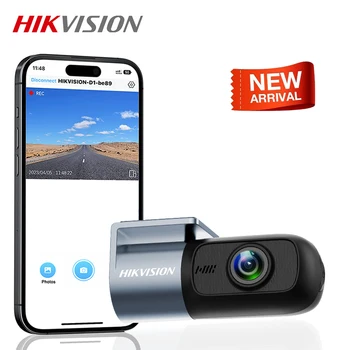 HIKVISION Dash Cam Untuk Kamera Mobil untuk Perekam Video Tersembunyi Mini Kendaraan Perekaman Loop drv Mobil Penglihatan Malam 360° 