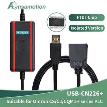 Kabel Pemrograman PLC Cocok untuk Kabel Unduh Chip FTDI Seri Omron CS/CJ/CQM1H USB-CN226+